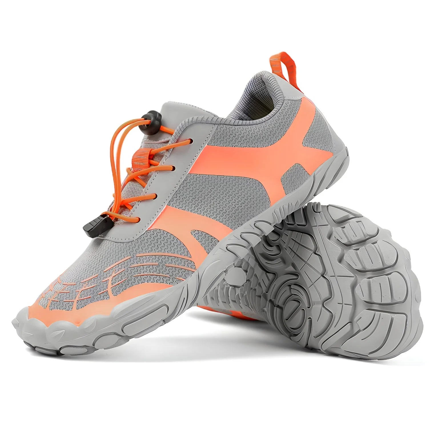 Terra Step Shoes Grey & Orange